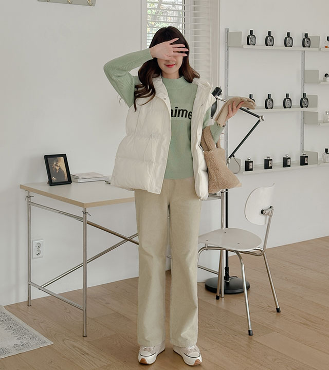 [MADE] Winter corduroy banding pants