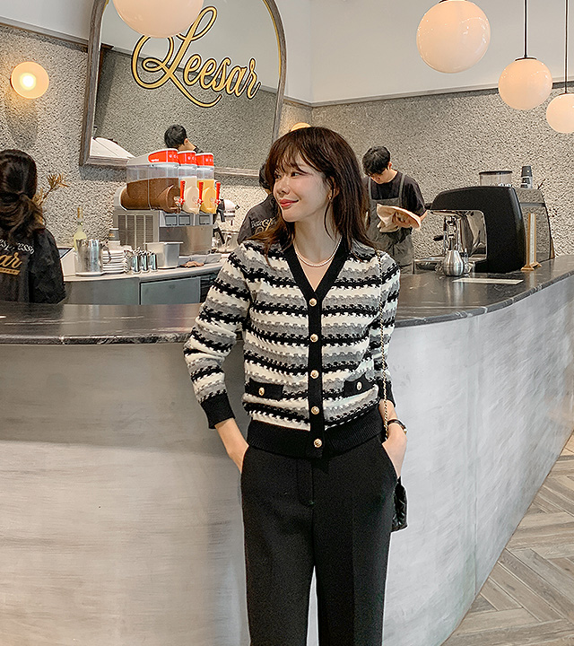 Marvel multi-color knit cardigan