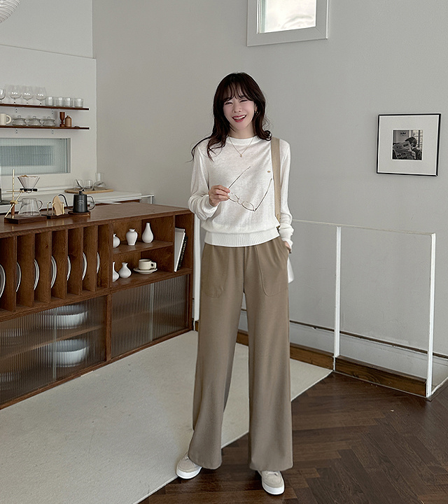 [MADE] Comfort String Banding Slacks