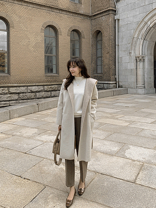 Safia Hooded Long Coat