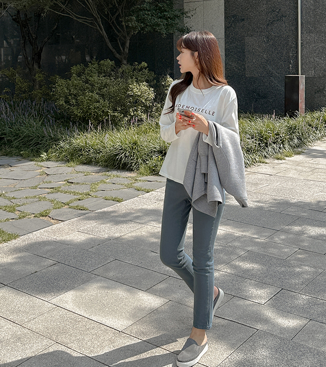 [MADE] Signature cotton straight banding pants