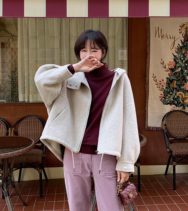 Hooded String Handmade Jacket