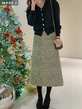[MADE] Dazzling Tweed Skirt