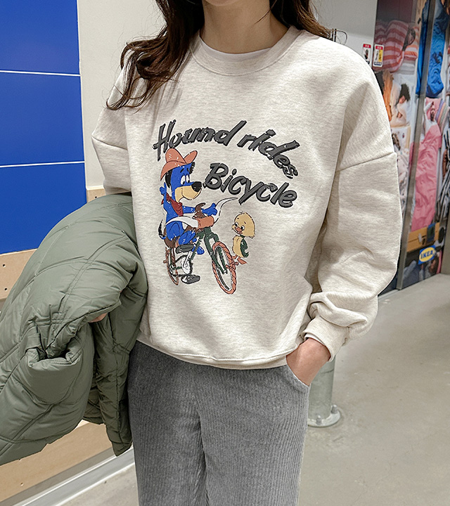 Houndstooth Man to Man Tee