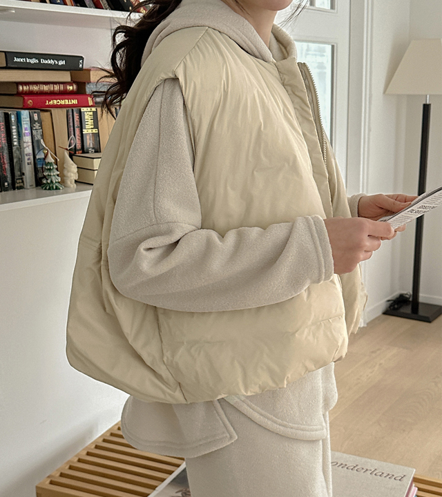 Abangfit duck down padded vest