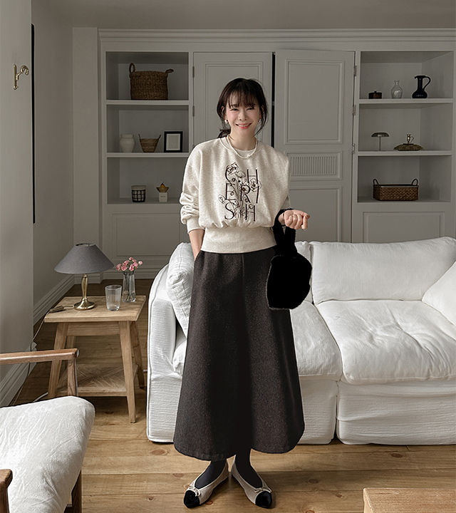 Rush Yanggimo Back Zipper Man to Man