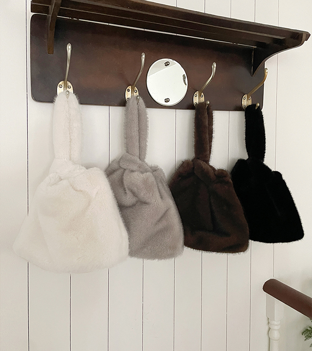 Coel Eco Mink Fur Tote Bag