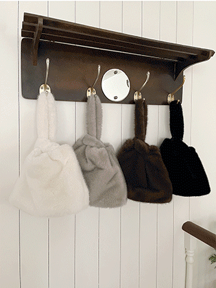 Coel Eco Mink Fur Tote Bag
