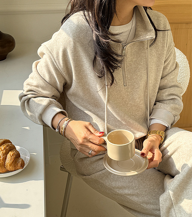 Roberti Half Zip Terry Set