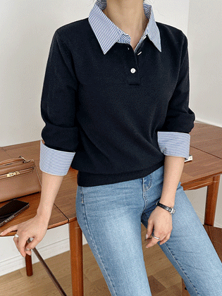 Every Shirt Layered Knit