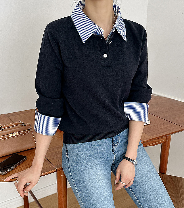 Every Shirt Layered Knit