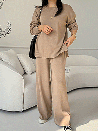 Daily Wide Knit Set