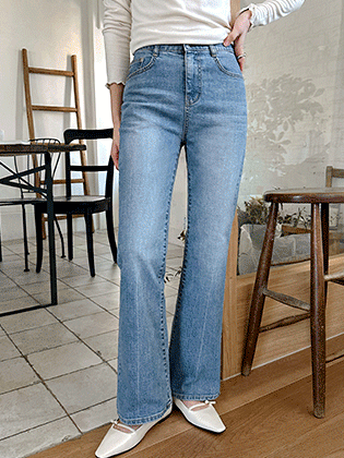 Leggings line bootcut denim pants