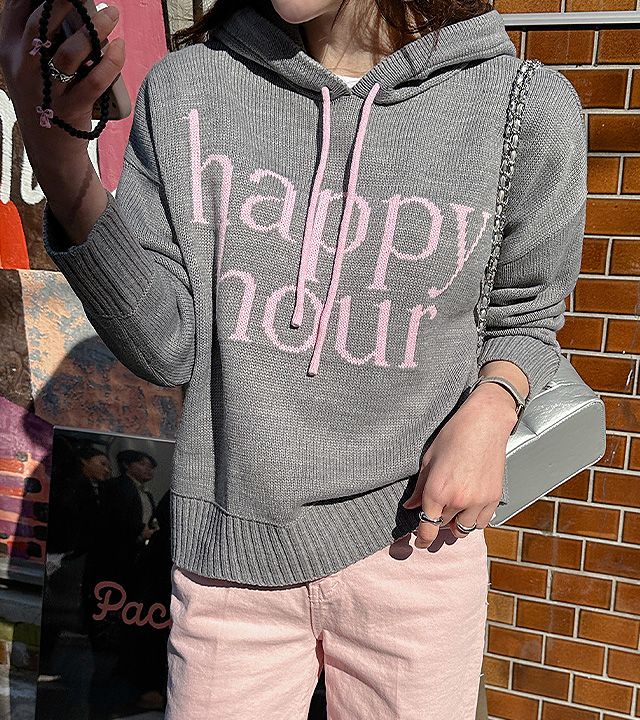 Happy Hour Hooded Knit