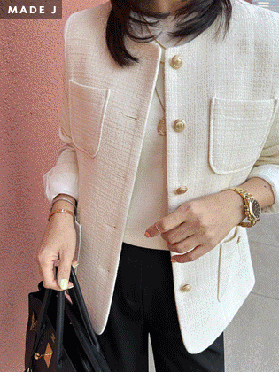 [MADE] Blanche tweed jacket