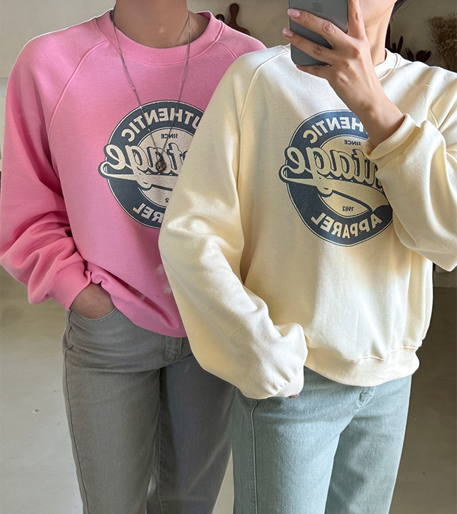 Vintage Raglan Man to Man