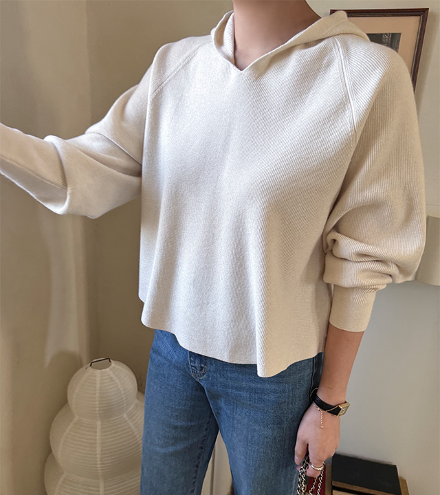 Kanto Raglan Hooded Knit