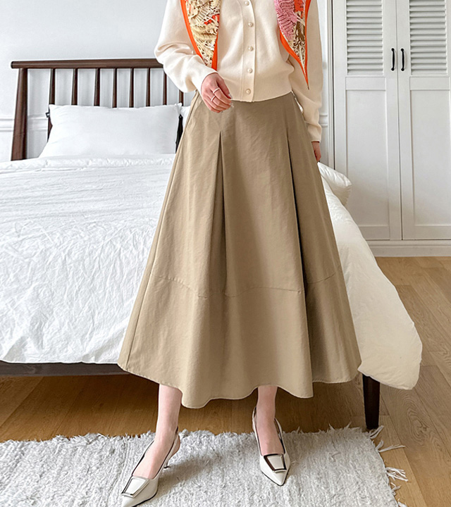 [MADE] Breeze Pintuck Full Skirt
