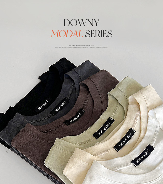 [MADE] Downy Modal 7-part Tee
