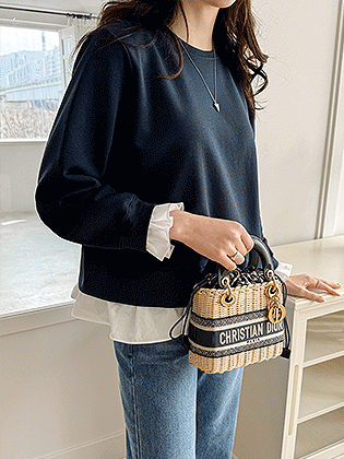 Maple Frill Color Block Man to Man