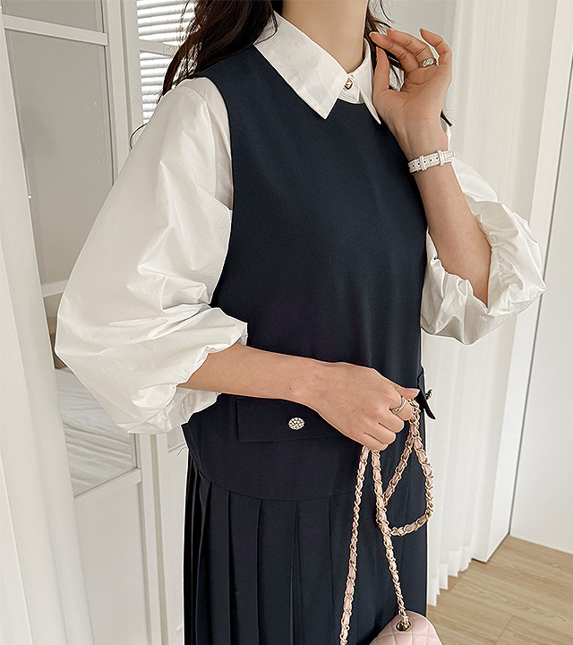 romi puff blouse