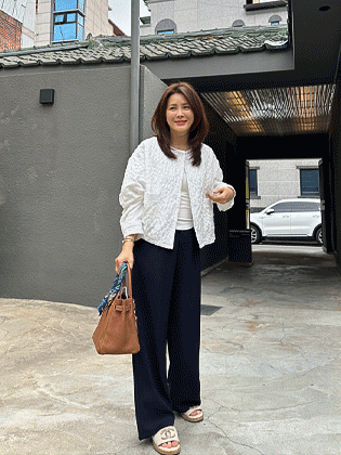 One-piece wide pants