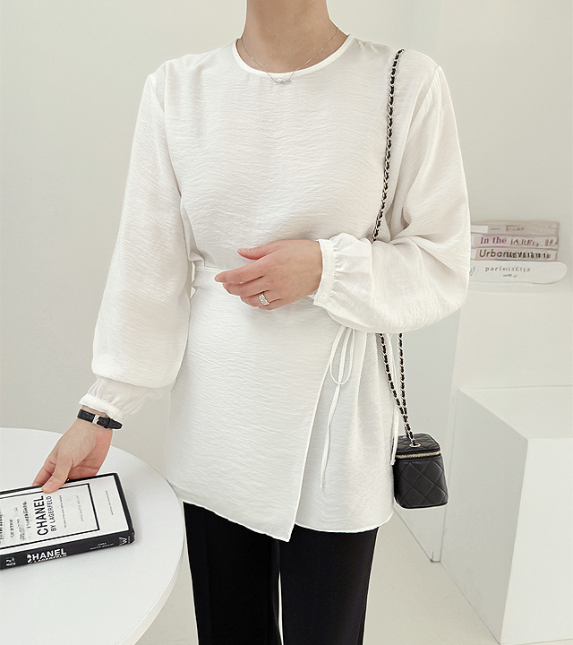 Dewey Layered Wrap Blouse
