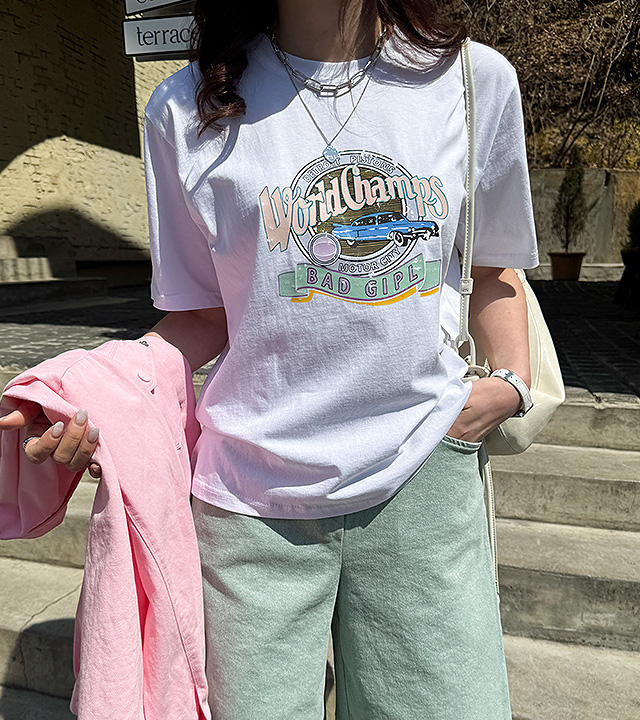 Champ Print Short Sleeve Tee