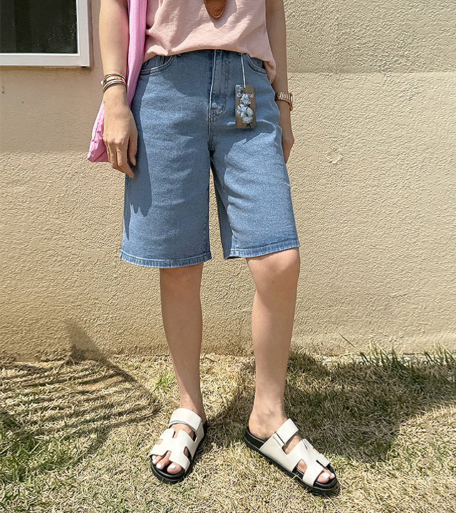 Coverfit 5-part denim pants