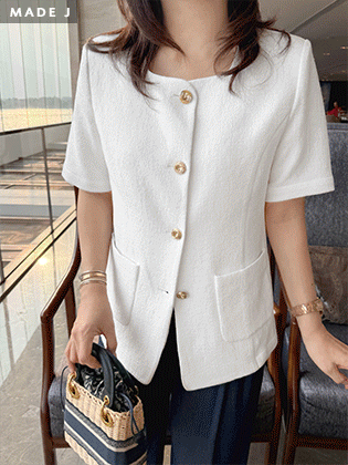 [MADE] Buttering square neck jacket