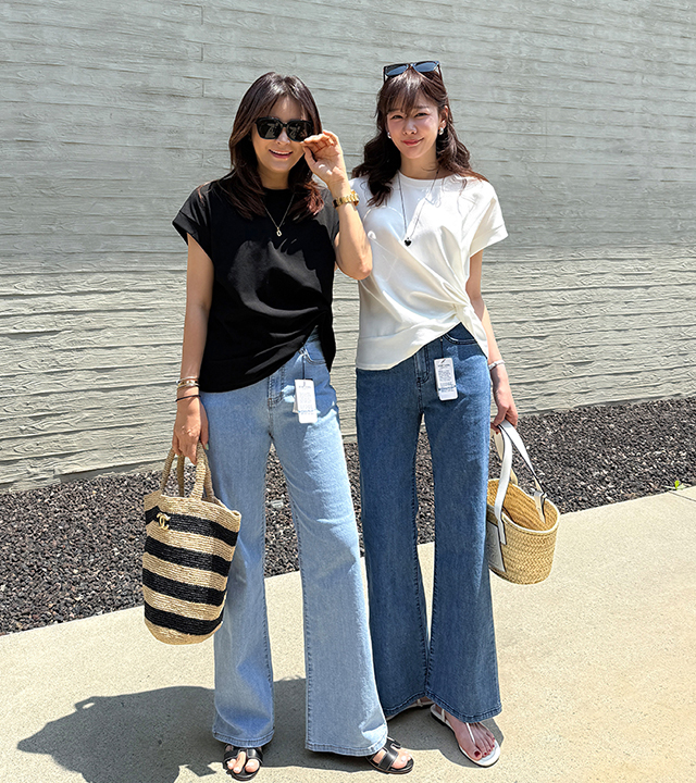 [MADE] Stay cool bootcut denim pants