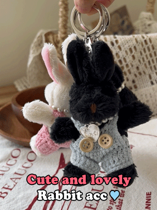 sweetie rabbit key ring