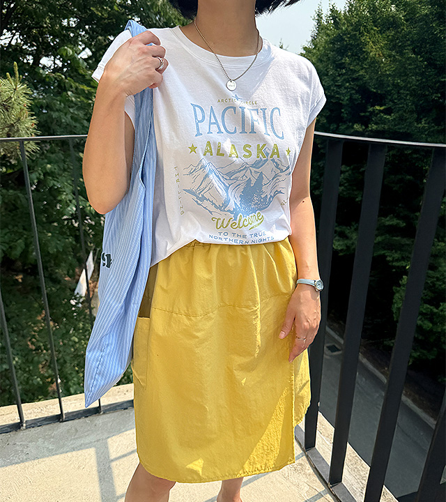 Washa Wrap Banding Skirt Pants 