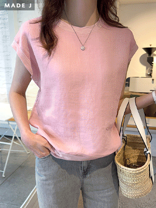 [MADE] Humming linen color matching tank top