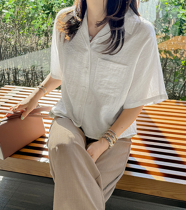 [MADE] French Linen Team Blouse