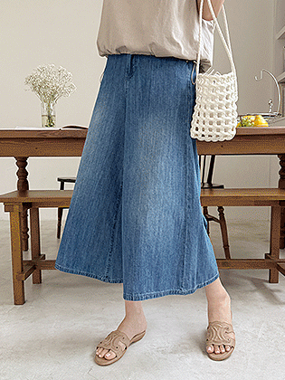 Culotte Summer Denim Pants
