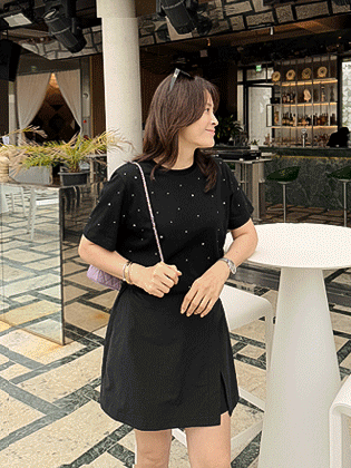 Bling Cubic Short Sleeve Tee