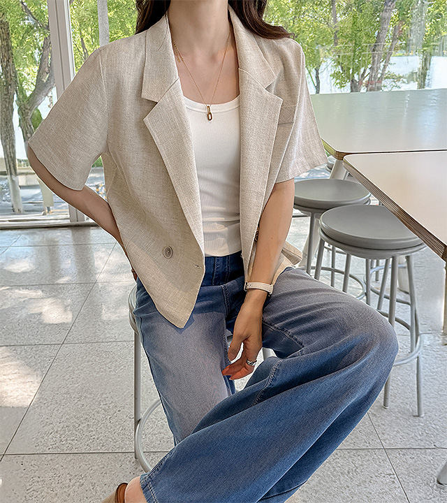 My Linen Double Jacket