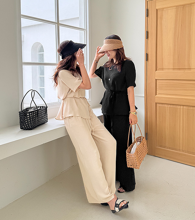 Freddie Blouse Pants Set 
