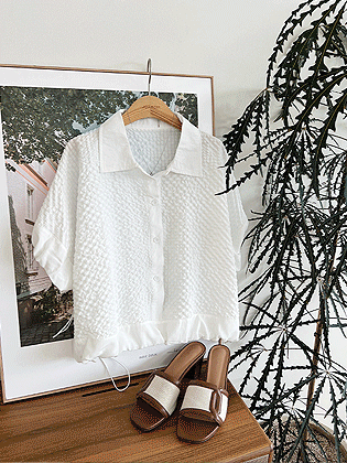 Square wrinkle shirt