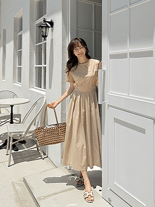 Rose rustling belt one piece
