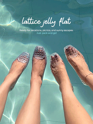 Clear Net Jelly Flat