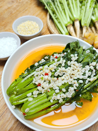 Jeju barley turnip kimchi