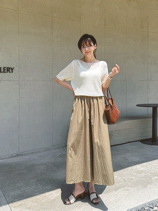 Soft Glossy Culottes