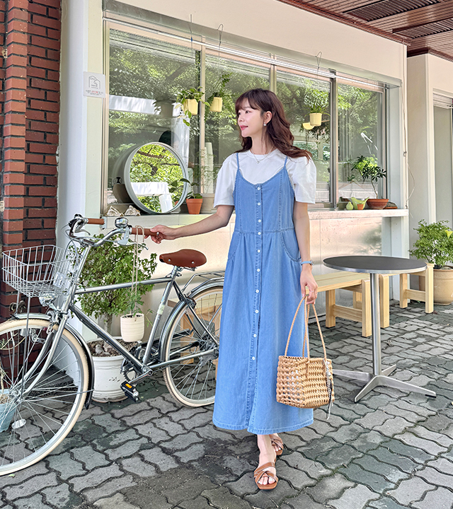 Wendy Layered Denim Dress 