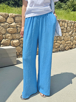 Holiday Wrinkle Wide Pants