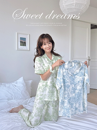 Newtwal short sleeve pajamas 3 piece set
