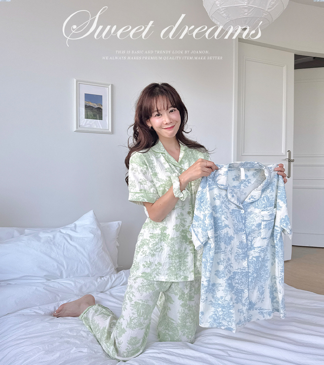 Newtwal short sleeve pajamas 3 piece set