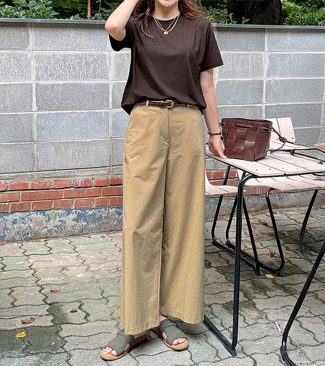 Formal Airy Wide Pants