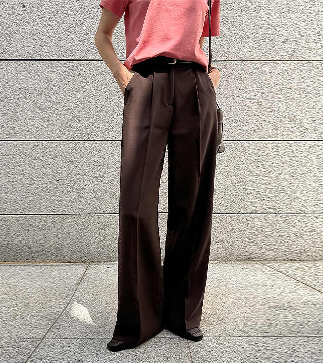 Paul pintuck wide slacks  
